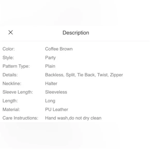 Brown Halter Fashion Jumpsuit - Picture 7 of 9